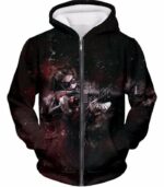 Suicide Squads Harley Quinn Action HD Graphic Hoodie - Zip Up Hoodie