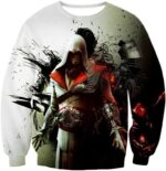 Assassin Ezio Firenze Super Cool Graphic Promo Hoodie - Sweatshirt