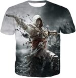 Assassin's Creed Black Flag Hero Edward James Kenway Cool Action Hoodie - T-Shirt