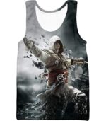 Assassin's Creed Black Flag Hero Edward James Kenway Cool Action Hoodie - Tank Top