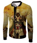 Assassin's Creed Cool Ezio Firenze Graphic Promo Hoodie - Jacket