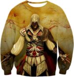 Assassin's Creed Cool Ezio Firenze Graphic Promo Hoodie - Sweatshirt