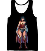 Best Amazonian Wonder woman Cool Black Hoodie - Tank Top