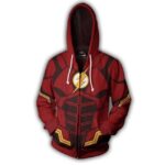 Comic Style FLASH Hoodie Jacket