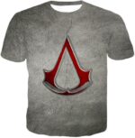 Cool Assassin's Creed Symbol Promo Grey Hoodie - T-Shirt