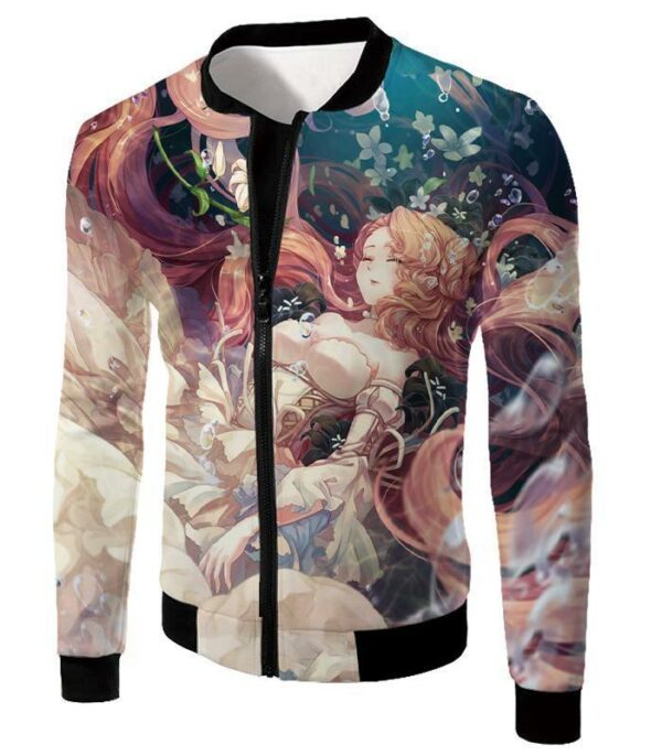 Cute Blonde Haired Anime Beauty Nunnally Vi Britannia Zip Up Hoodie - Jacket