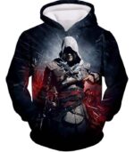 Edward James Kenway Incredible Black Flag Assassin Promo Hoodie - Hoodie