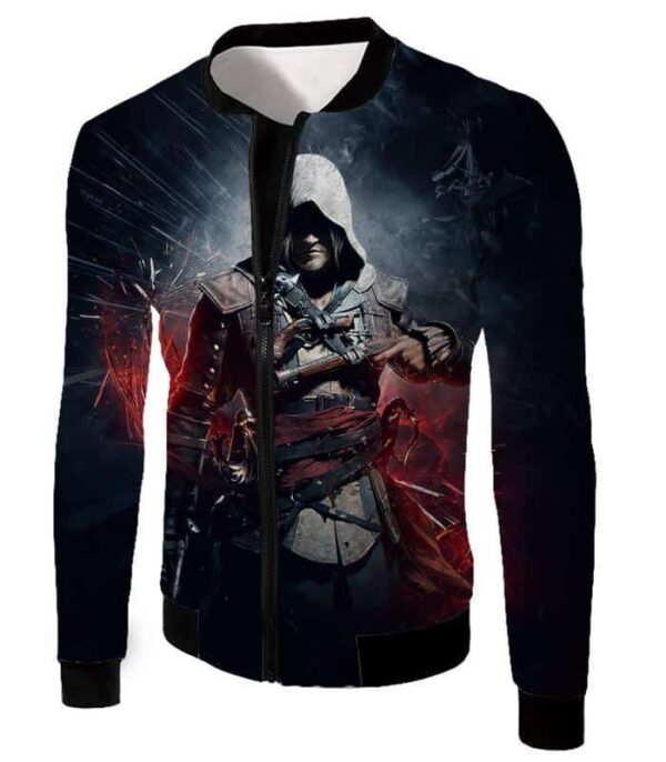 Edward James Kenway Incredible Black Flag Assassin Promo Hoodie - Jacket