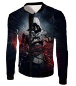 Edward James Kenway Incredible Black Flag Assassin Promo Zip Up Hoodie - Jacket