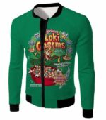 Funny Lokis Cornflakes Advertisement Green Hoodie - Jacket