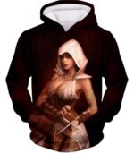 Hot Female Assassin Cool Promo Red Zip Up Hoodie - Hoodie