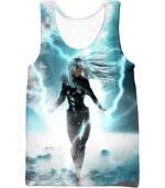 Hot White Haired Animated Storm White Hoodie - Tank Top