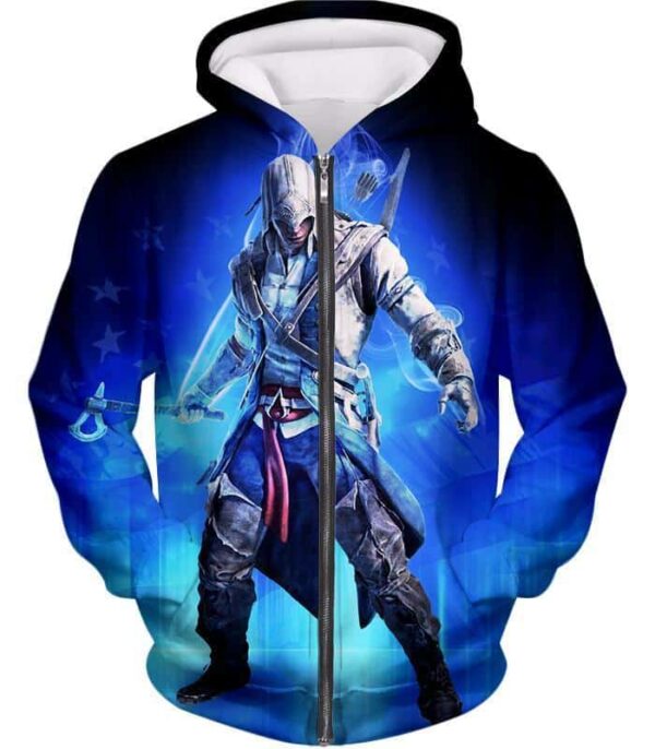 Incredible Assassin Ratonhnhake:ton Promo Hoodie - Zip Up Hoodie