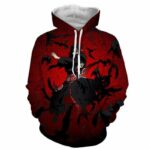 Itachi Hoodie - Magic Jutsu Crow Attack Akatsuki Hoodie