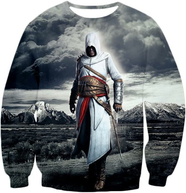 Legendary Assassin Hero Altair Cool Assassin Creed Promo Hoodie - Sweatshirt