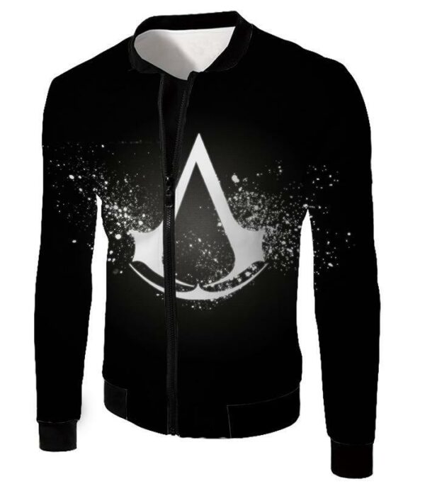 Logo Assassin's Creed Cool Black Hoodie - Jacket