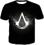 Logo Assassin's Creed Cool Black Hoodie - T-Shirt