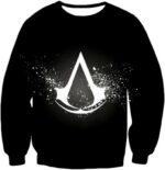 Logo Assassin's Creed Cool Black Zip Up Hoodie - Sweatshirt