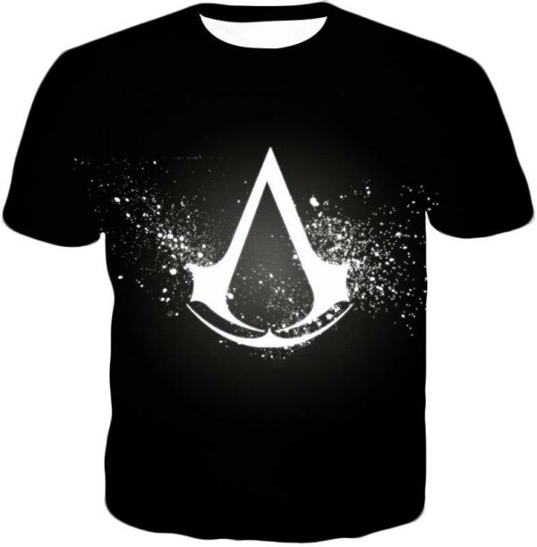 Logo Assassin's Creed Cool Black Zip Up Hoodie - T-Shirt