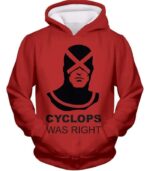 Marvels Ultimate Creation Cyclops Promo Red Hoodie