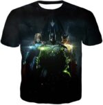 Next Generation Ultimate DC Heroes HD Graphic Black Hoodie - T-Shirt