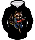 Rocket Raccoon Black Hoodie