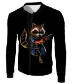 Rocket Raccoon Black Hoodie - Jacket