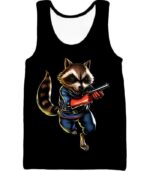 Rocket Raccoon Black Hoodie - Tank Top