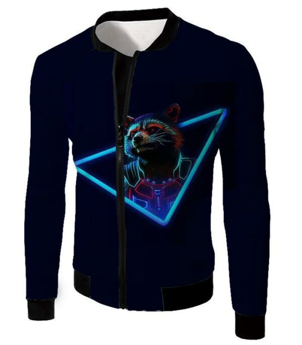 Rocket Raccoon Promo Black Hoodie - Jacket