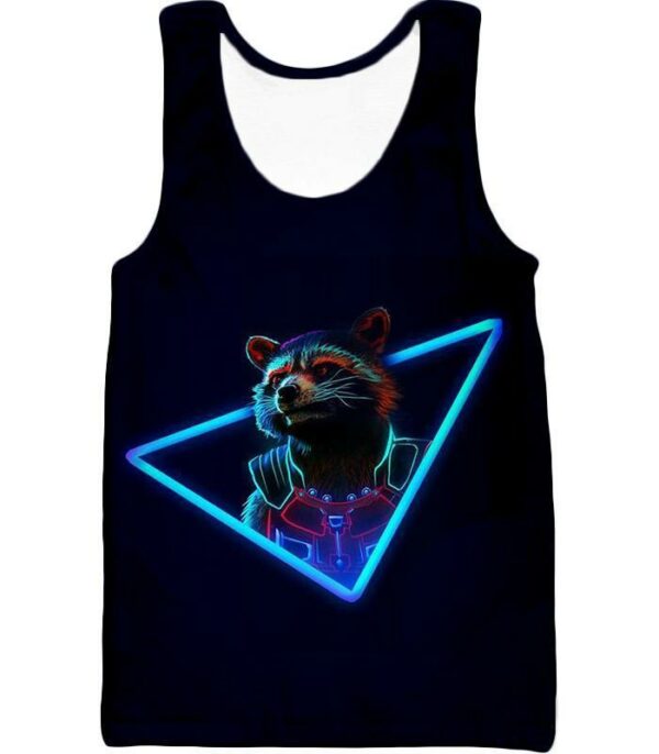 Rocket Raccoon Promo Black Hoodie - Tank Top