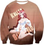 Super Cute Almost Naked Kallen Stadtfeld Brick Patterned Hoodie - Sweatshirt