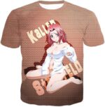 Super Cute Almost Naked Kallen Stadtfeld Brick Patterned Hoodie - T-Shirt