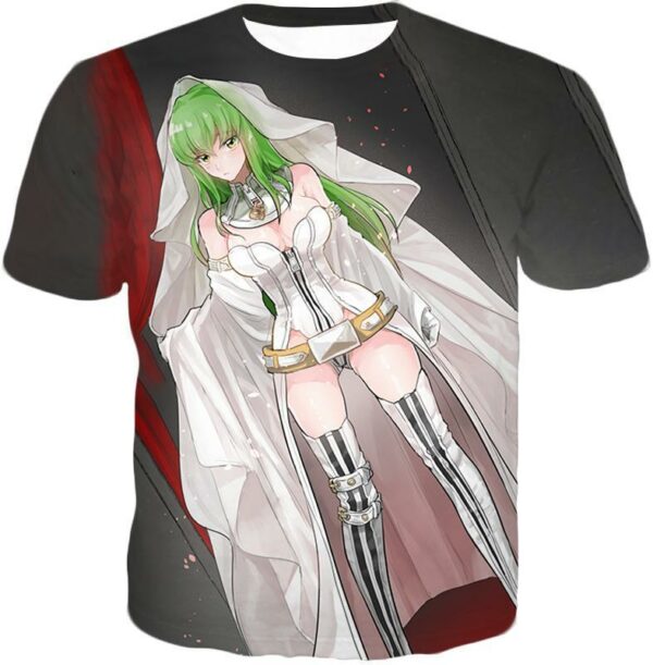 Super Sexy C.C. The Witch Of Britannia Anime Promo Hoodie - T-Shirt