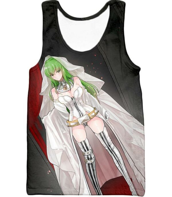 Super Sexy C.C. The Witch Of Britannia Anime Promo Hoodie - Tank Top