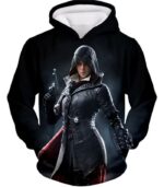 Syndicate Female Assassin Evie Frye Cool Black Hoodie