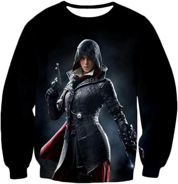 Syndicate Female Assassin Evie Frye Cool Black Hoodie - Sweatshirt