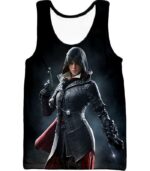 Syndicate Female Assassin Evie Frye Cool Black Hoodie - Tank Top