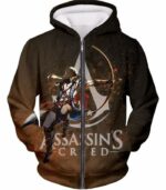 Ultimate Action Adventure Game Assassin's Creed Promo Hoodie - Zip Up Hoodie