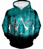 Ultimate Assassin's Creed Logo Graphic Promo Zip Up Hoodie - Hoodie