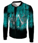 Ultimate Assassin's Creed Logo Graphic Promo Zip Up Hoodie - Jacket