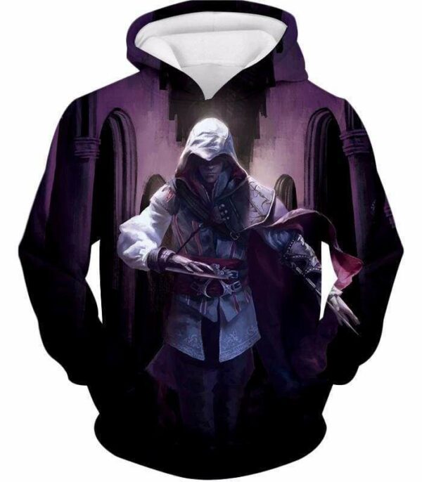 Ultimate Fighter Ezio Auuditore De Firenze Cool Action Promo Zip Up Hoodie - Hoodie