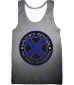 X-Men Charles Xaviers School For Gifted Youngsters Promo Grey Hoodie - Tank Top