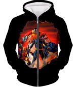 X-Men Heroes Black Hoodie - Zip Up Hoodie