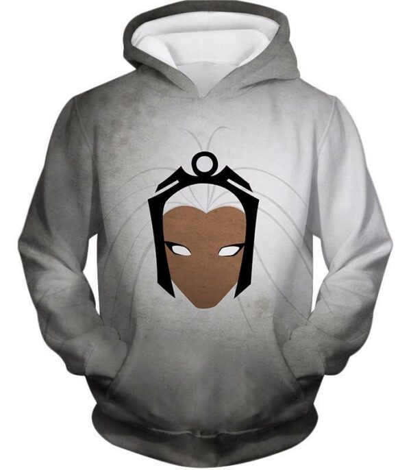 X-Men Heroine Storm Promo White Zip Up Hoodie - Hoodie