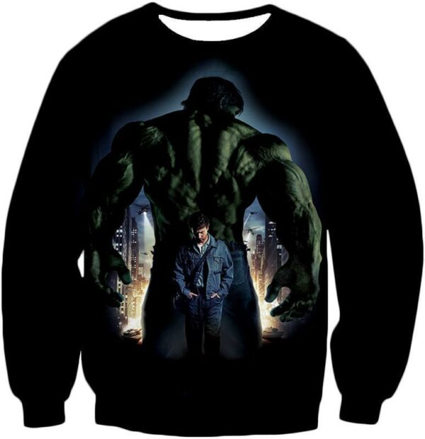 Edward Nortons The Incredible Hulk Promo Black Hoodie - Sweatshirt