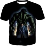 Edward Nortons The Incredible Hulk Promo Black Hoodie - T-Shirt