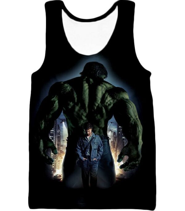 Edward Nortons The Incredible Hulk Promo Black Hoodie - Tank Top