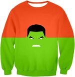 Fearsome Hulk Red And Green Hoodie - Sweatshirt