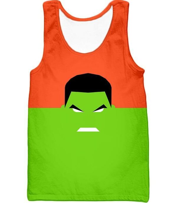 Fearsome Hulk Red And Green Hoodie - Tank Top