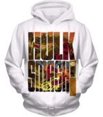 Hulk Smash White Hoodie